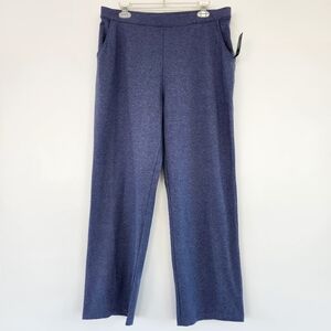 L.L. Bean Women's Heathered Blue Straight Leg Pants LP